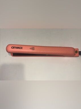 amika Coral Pink Flat Hair Straightener
